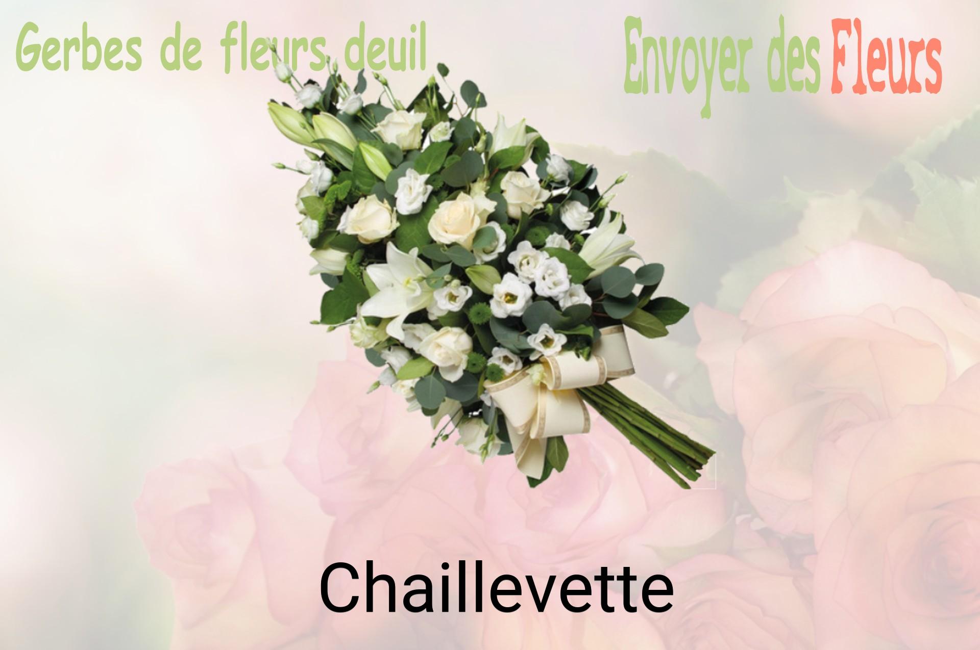 Gerbe de fleurs de deuil livrée à Chaillevette